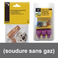 Tubos de contacto para fio fluxado (soldadura sem gás)