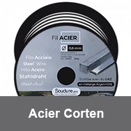 Stalen draadspoel Corten